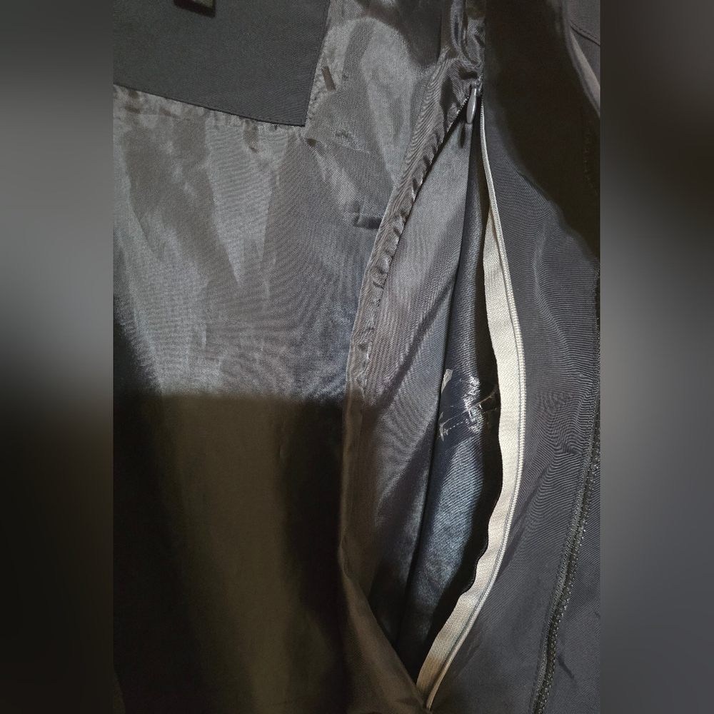 Men's XL Port Authority Cascade Waterproof Hooded Jacket Raincoat Parka Black - Picture 12 of 16